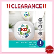 [$15.50 Each] Ka Laundry Capsules Tub (46 Pods) ka