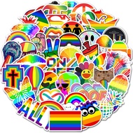 Set of 50 LGBT Rainbow Decorative Stickers