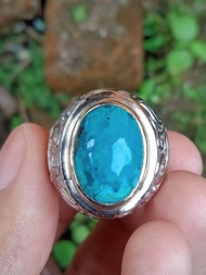 ✅ Cincin Bacan Doko Serat Bubur ( Batu Akik Natural asli Ternate - Maluku Utara )