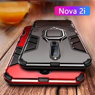 For Huawei Nova 2i Magnetic Case Silicone Armor Ring Cases Cover for Huawei Nova 2i Full Protection Housing Casing In St