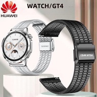 Suitable for Huawei Watch4 Watch Strap 4pro Strap GT4 Breathable Metal Steel Strap GT3pro Strap
