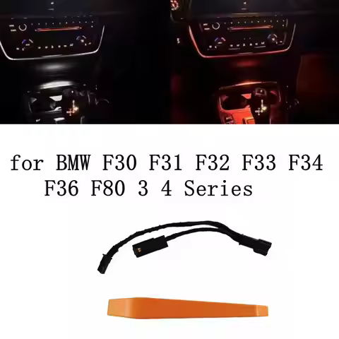 Light for BMW F20 F30 F22 F32, Center Console Cup Holder Light for BMW 1 2 3 4 Series 2011-2018