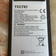 Suitable for TECNO BL-5ABT Mobile Phone Original Battery 6000mAh Built-in Electric Board