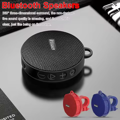 Bluetooth-compatible 5.0 Moto Speakers Waterproof Handsfree Stereo Column Motorcycle MP3 Loudspeaker