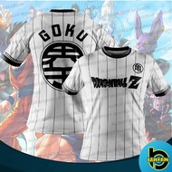 PADU FAZZ DB1 - BAJU WHITELINE DR4G0N B4LL GOKU SUPER SAIYANN