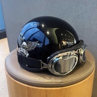 Q5T Retro Motorcycle Electric Vehicle Helmet 3C Certification Men Women Safety Helmet Eye Protection