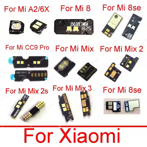 For Xiaomi Mi A2 6X 8 SE CC9 Note 10 Pro Mix 2 2s 3 Flashlight Sensor Flex Cable Camera Flash Light 