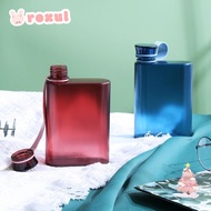 ROXUL Sport Bottle, Plastic Flat Shape Water Bottle,  Large Capacity Water Cup