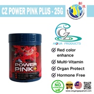 CZ AQUA POWER PINK PLUS - 25G (VITAMIN POWDER & COLOR ENHANCE POWDER FOR FISH, MAKE FISH RED)