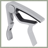 ( S U Z B )Perfect Folk Acoustic Guitar Trigger Change Capo Silver