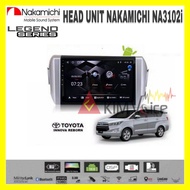 Head Unit Android Nakamichi 9/10 inch OEM Innova Reborn 2016-2022 soket pnp