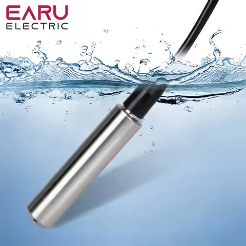 4-20MA Output Integral Level Transmitter Liquid Oil Water Level Sensor Probe Detect Controller Float