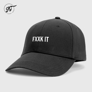 JACKETGROSIR Fxxk It Baseball Cap Embroidered Rafel Material Men & Women