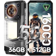 OUKITEL WP56 5G 36GB+512GB 16000mAh 45W Fast Chraging 1000Lumen Camp Light 128dB Speaker Handphone