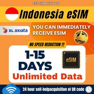 【CSL】Indonesia eSIM 5G/4G 1-15 Days High Speed Unlimited Data Indonesia Travel SIM Card