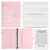 100 Envelopes Money Saving Challenge Budget Binder Money Saver For Cash Cost Expense Organizer Noteb