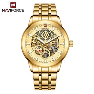 NAVIFORCE Automatic Watch for Men Stainless Steel Watch Business Formal Waterproof 100m Mechanical Wristwatch NFS1002