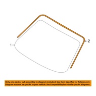 GENUINE BMW F20 F22 WINDSCREEN MOUDLING (FRONT)