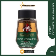 LE CAFE ROAST MASTER PAPUA NEW GUINEA COFFEE 100GM