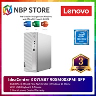 Lenovo IdeaCentre 3 07IAB7 90SM008PMI SFF Desktop PC Grey ( Celeron G6900, 8GB, 256GB SSD, Intel, W1