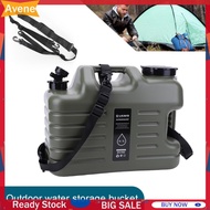 18.5L Water Container No Leakage Portable Camping Water Jug with Spigot Water Storage Tank for Campi