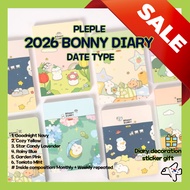 PLEPLE 2026 BONNY Diary Date Type/2026 Bonny Diary/2026 Korean Diary Weekly Diary