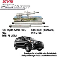 KYB Toyota Avanza F601 / F602 Rear (Belakang) RS ULTRA Shock Absorber 2pcs
