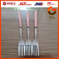 3pcs fork tiara S2 H/ plain ceramic random color