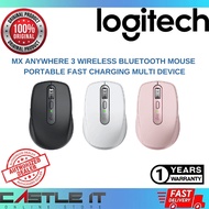 Logitech MX Anywhere 3 & MX Anywhere 3S Wireless Mouse Graphite Rose Grey 4000DPI 8000DPI