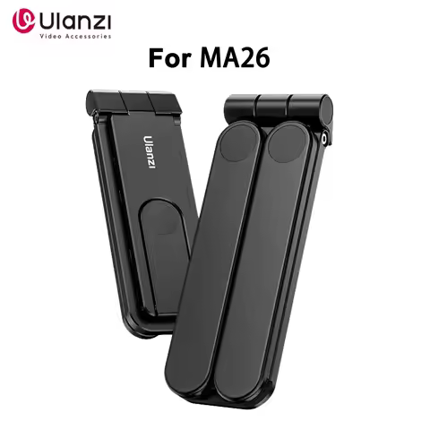 Original Ulanzi MA26 Domino Pocket Foldable Tripod Mini Handheld Rotatable Phone Bracket Vlog Live S