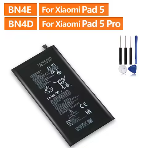 Replacement Battery For XiaoMi Mi Pad 5Pro Pad 5 Pro BN4E BN4D Rechargeable Phone Battery With Tools