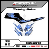 WIN 100 MOTORCYCLE Striping SIMPLE MOTIF (TP 02)