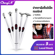 【หุ้นท้องถิ่น】CkeyiN ปากกาฝังเข็มอิเล็กทรอนิกส์9 Intensitiy ชีพจรกายภาพบำบัดนวด5หัวนวดบรรเทาอาการปวดสำหรับทั้งร่างกาย