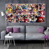Japanese Anime Characters Canvas Painting Poster and Print One Piece Comic Wall Art Picture for Living Room Home Decoration