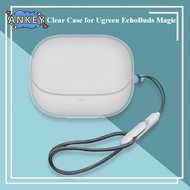 for Ugreen EchoBuds Magic Case Transparent Clear TPU Protective Cover Bluetooth Earphone Shell Porta