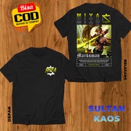 SULTAN KAOS DEWASA DAN ANAK MOBILE LEGEND MIYA BURNING BOW BAJU ML MIYA MARKSMAN TSHIRT MLBB BISA RE
