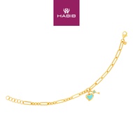 HABIB Oro Italia 916 Yellow Gold Bracelet GW44670923