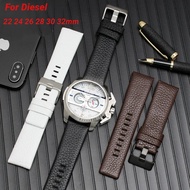 22mm 24mm 26mm 28mm 30mm 32mm Genuine Leather Watchband For Diesel DZ4386 1657 1399 1206 4323 Watch 