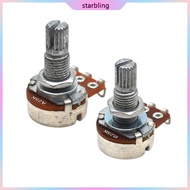 Star 5Pcs Electric Guitars Control  25K A B 18mm Pots Shaft Guitar Amp Potentiometer Replacement Gui