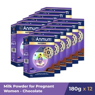 Anmum Materna Pregnancy Milk Powder Chocolate 180G x12