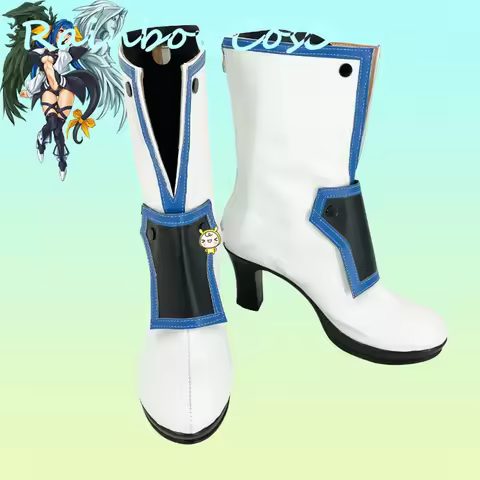 Guilty Gear Dizzy Cosplay Shoes Boots Game Anime Halloween Christmas RainbowCos0 W3031
