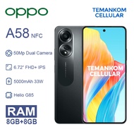 OPPO A58 NFC 16GB RAM 8/128 8GB + 8GB 128GB Tipe BARU Garansi Resmi