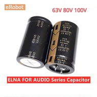 FOR 2Pcs AUDIO ELNA Series 10000UF 63V 80V 100V 10000uf Hi-Fi Filter Electrolytic Capacitor 100% Ori