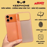 Ultra-thin anti-fingerprint matte Keephone case for IPhone 17Promax 16Promax 15Promax