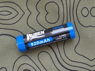 Wuben 14500 3.7v 920 mah 充電池