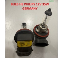 PHILIPS H8 BULB 12V 35W MADE IN GERMANY HALOGEN H8