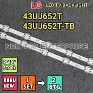 LG 43UJ652T-TB / 43UJ652T LED TV BACKLIGHT BARU (NEW) READY STOCK 43UJ652