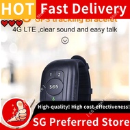 Elderly GPS Watch 4G Tracking Bracelet Health Temperature Management SOS IP67 Waterproof Old People 