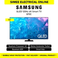 [NEW 2023] SAMSUNG 75 Inch Q70C QLED 4K Smart TV With 120Hz 100% Colour Volume with Quantum Dot QA75Q70CAKXXM