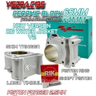 HI POWER HIPOWER RACING LC135 /Y15 63MM 65MM CERAMIC BLOK BLOCK KIT SET (PISTON DOME FORGEN ) +4 MM 